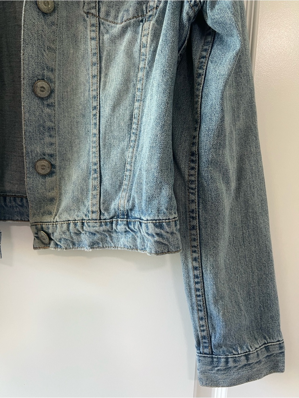 Billy Blues Classic Light Wash Denim Trucker Jacket 100% Cotton Womens Large - Picture 4 of 10